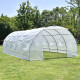 Serra a tunnel per orto BIANCA 4x8m con copertura in PE rinforzato - Green Protect