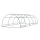 Serra a tunnel per orto BIANCA 4x8m con copertura in PE rinforzato - Green Protect