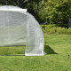 Serra a tunnel per orto BIANCA 4x8m con copertura in PE rinforzato - Green Protect