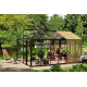 Serra Classic 310x459cm in alluminio, legno e vetro temperato - BloomCabin
