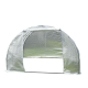 Telo di ricambio completo per serra tunnel da orto BIANCA 3x6m con copertura in PE rinforzato - Green Protect