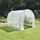 Serra a tunnel per orto BIANCA 2x3m con copertura in PE rinforzato - Green Protect