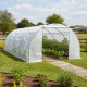 Serra a tunnel per orto BIANCA 3x6m con copertura in PE rinforzato - Green Protect