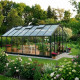 Serra antracite 21,4m² in vetro temperato Giardiniere - Juliana