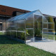 Serra da giardino "Bernard" 235x400 cm con struttura in acciaio zincato e pannelli in policarbonato da 6 mm – Klasika