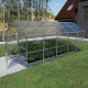 Serra da giardino "Bernard" 235x500 cm con struttura in acciaio zincato e pannelli in policarbonato da 6 mm – Klasika