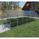 Serra da giardino "Bernard" 235x700 cm – Acciaio zincato e pannelli in policarbonato da 6 mm – Klasika