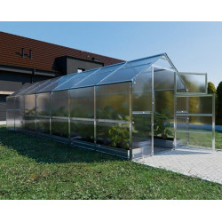 Serra da giardino "Bernard" 235x700 cm – Acciaio zincato e pannelli in policarbonato da 6 mm – Klasika