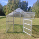 Serra da giardino "Bernard" 235x800 cm in acciaio zincato e pannelli in policarbonato da 4 mm – Klasika