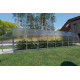 Serra da giardino "Bernard" 235x800 cm in acciaio zincato e pannelli in policarbonato da 6 mm – Klasika