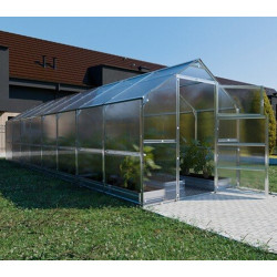 Serra da giardino "Bernard" 235x800 cm in acciaio zincato e pannelli in policarbonato da 6 mm – Klasika