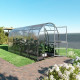 Serra da giardino Slim 200x400 cm in acciaio zincato e pannelli in policarbonato da 4 mm - Klasika