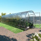 Serra da giardino Slim 200x1200 cm in acciaio zincato e pannelli in policarbonato da 4 mm - Klasika