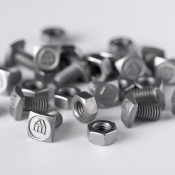 Viti e bulloni per serre da giardino in acciaio inossidabile - 6x11 mm - Confezione da 15