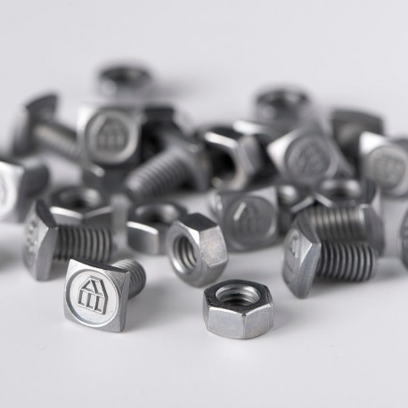 Viti e bulloni per serre da giardino in acciaio inossidabile - 6x11 mm - Confezione da 15