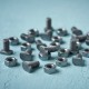 Viti e bulloni speciali in acciaio inox per serre da giardino - Confezione da 15