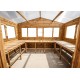 Mensole per serra in legno 12m² Gardy Shelter