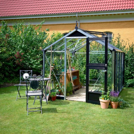 Serra da giardino 6,6m² in alluminio e vetro temperato Compact - Juliana