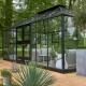 Serra GRAND OASE antracite 18,8m² alluminio antracite e vetro temperato 3mm Juliana
